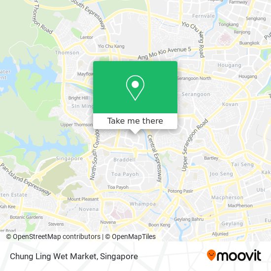 Chung Ling Wet Market map