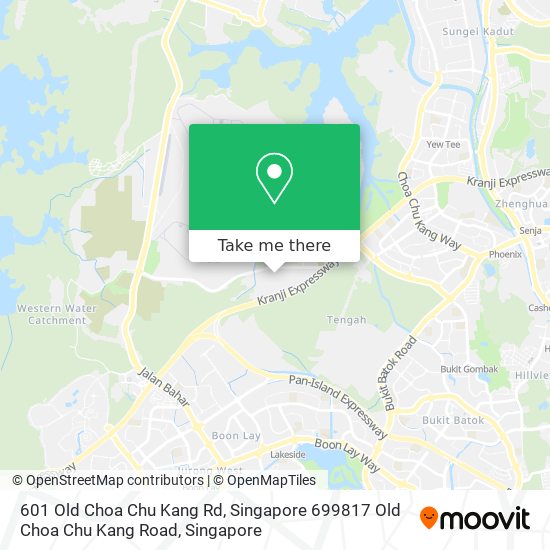 601 Old Choa Chu Kang Rd, Singapore 699817 Old Choa Chu Kang Road map