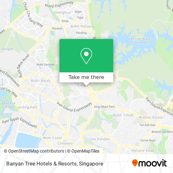 Banyan Tree Hotels & Resorts map