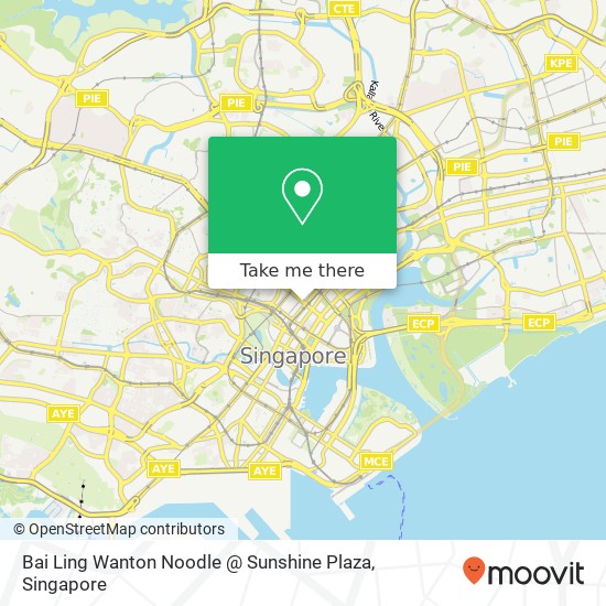 Bai Ling Wanton Noodle @ Sunshine Plaza map