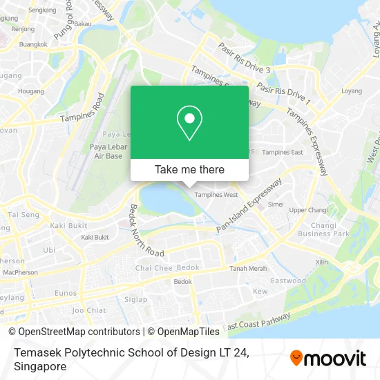 Temasek Polytechnic School of Design LT 24 map
