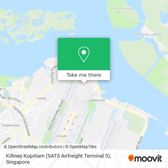 Killiney Kopitiam (SATS Airfreight Terminal 5) map