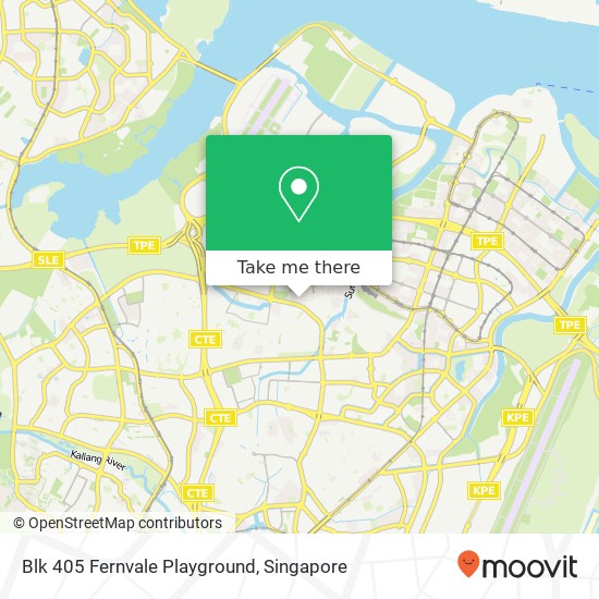 Blk 405 Fernvale Playground map