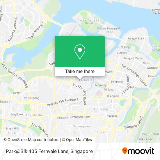 Park@Blk 405 Fernvale Lane map