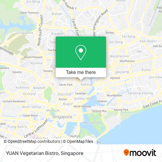 YUAN Vegetarian Bistro map