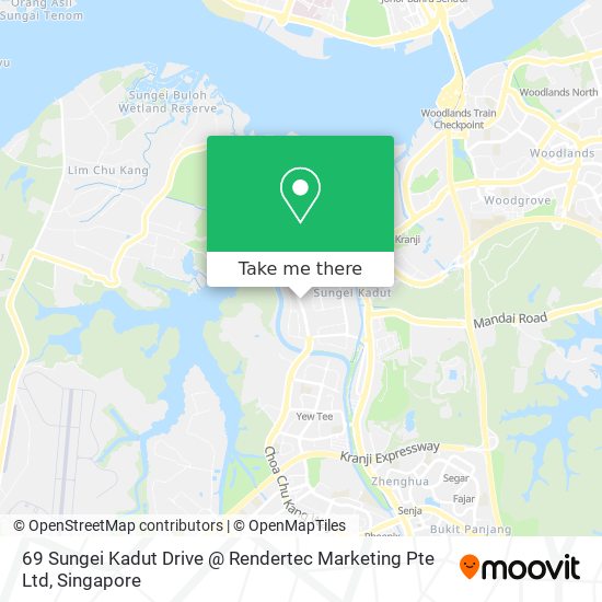 69 Sungei Kadut Drive @ Rendertec Marketing Pte Ltd map