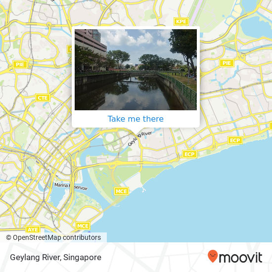 Geylang River map