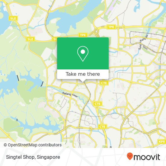 Singtel Shop map