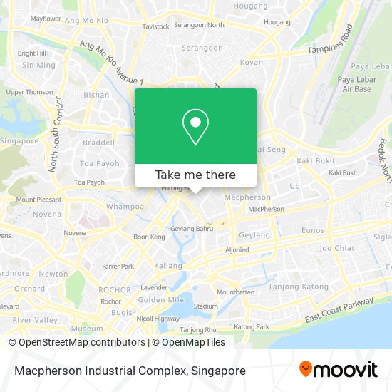 Macpherson Industrial Complex map