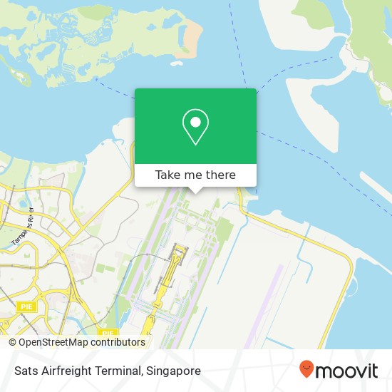 Sats Airfreight Terminal map