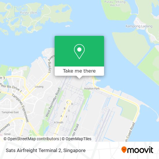 Sats Airfreight Terminal 2 map