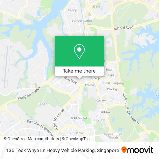 136 Teck Whye Ln Heavy Vehicle Parking地图