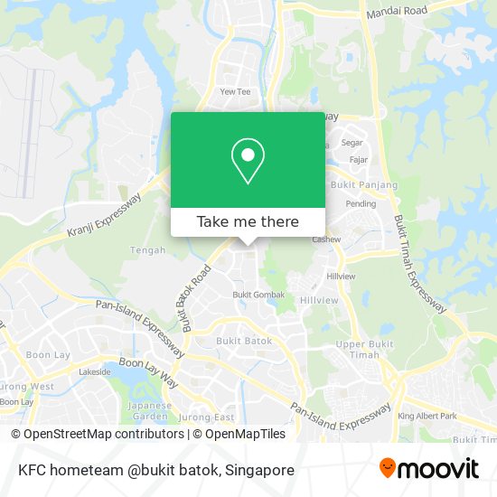 KFC hometeam @bukit batok地图