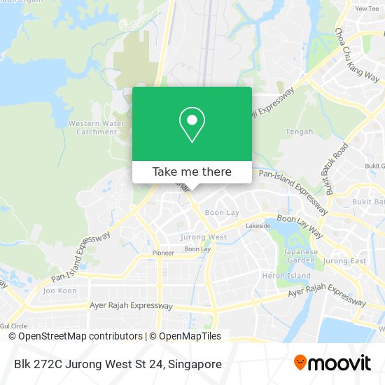 Blk 272C Jurong West St 24地图