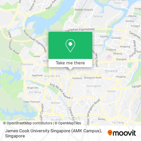 James Cook University Singapore (AMK Campus)地图