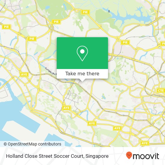 Holland Close Street Soccer Court map