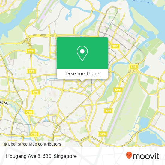 Hougang Ave 8, 630地图