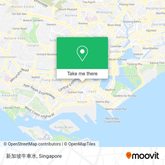 新加坡牛車水地图