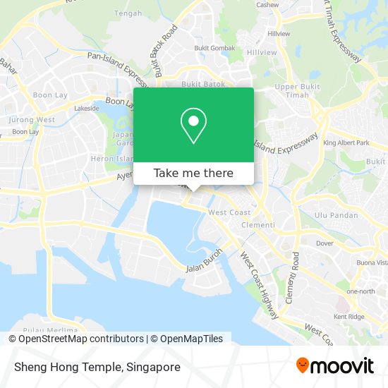 Sheng Hong Temple map