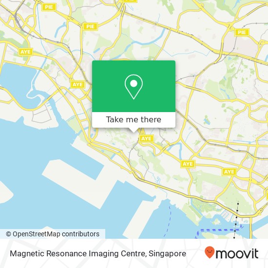Magnetic Resonance Imaging Centre map