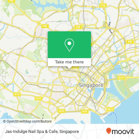 Jas-Indulge Nail Spa & Cafe map