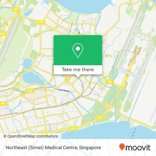 Northeast (Simei) Medical Centre map