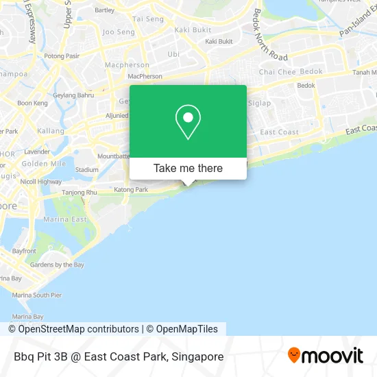 Bbq Pit 3B @ East Coast Park map