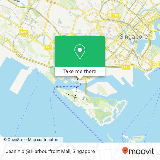 Jean Yip @ Harbourfront Mall map