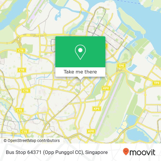 Bus Stop 64371 (Opp Punggol CC) map