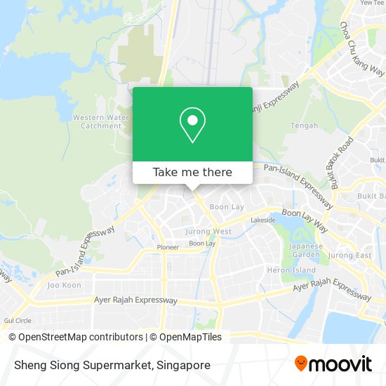 Sheng Siong Supermarket map