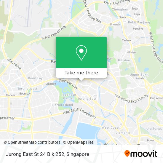 Jurong East St 24 Blk 252 map