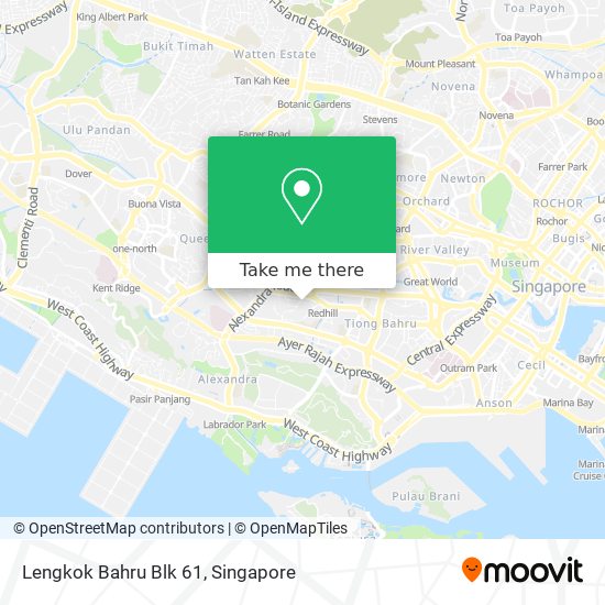 Lengkok Bahru Blk 61地图