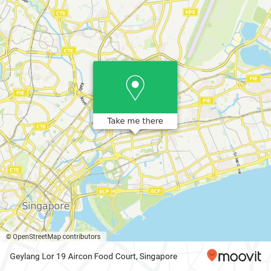 Geylang Lor 19 Aircon Food Court地图