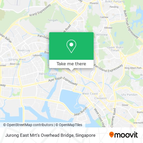 Jurong East Mrt's Overhead Bridge地图