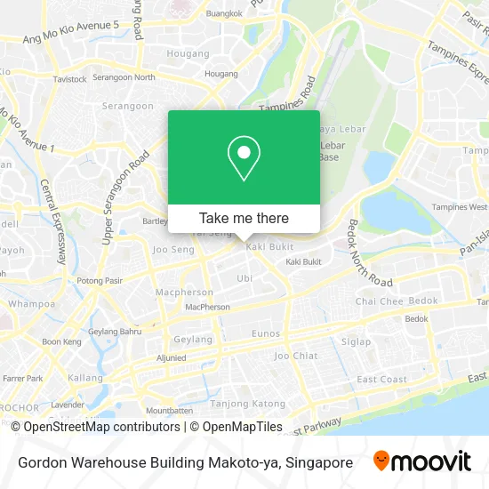 Gordon Warehouse Building Makoto-ya map