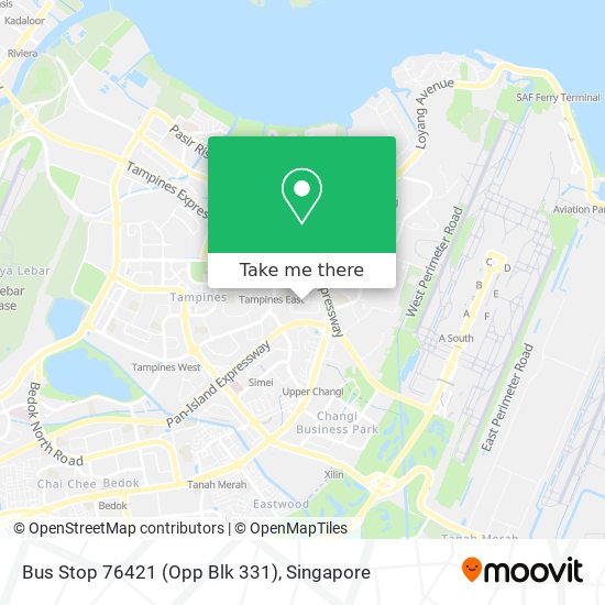 Bus Stop 76421 (Opp Blk 331) map