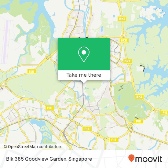 Blk 385 Goodview Garden map