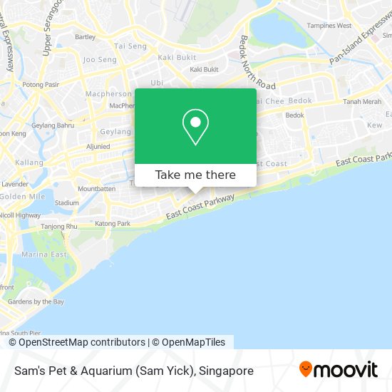 Sam's Pet & Aquarium (Sam Yick) map
