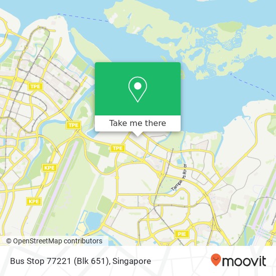 Bus Stop 77221 (Blk 651)地图