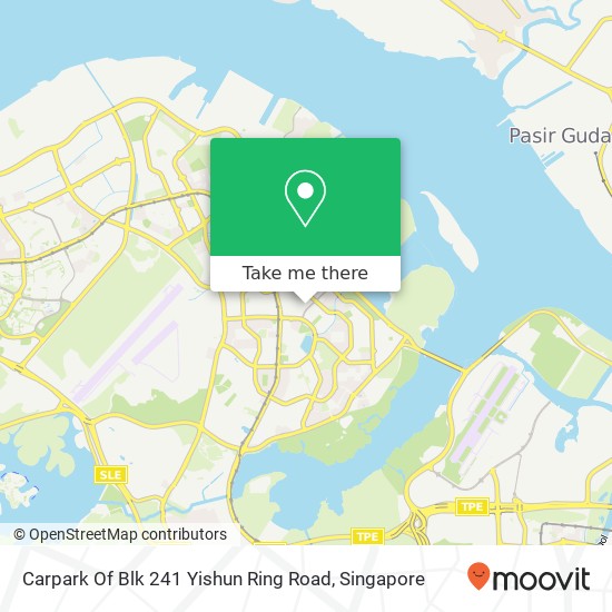 Carpark Of Blk 241 Yishun Ring Road map