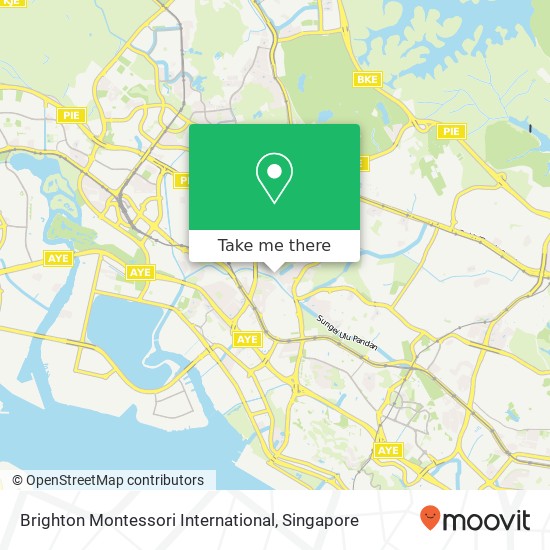 Brighton Montessori International map