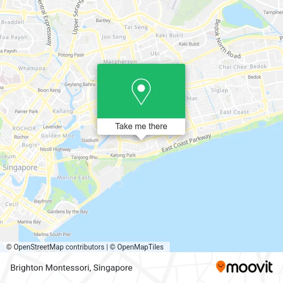 Brighton Montessori map