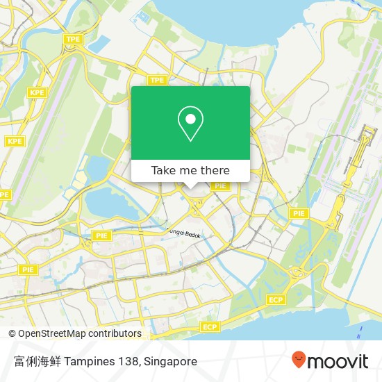 富俐海鲜 Tampines 138地图