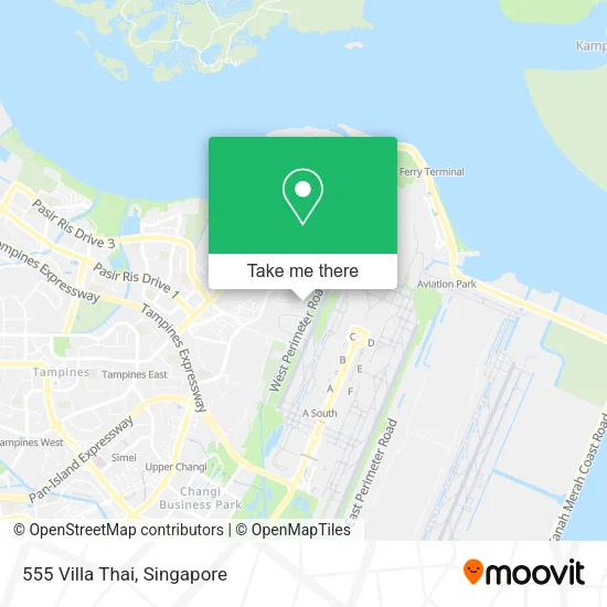 555 Villa Thai map