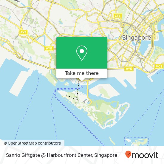 Sanrio Giftgate @ Harbourfront Center map