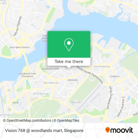 Vision 768 @ woodlands mart map