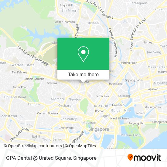GPA Dental @ United Square地图