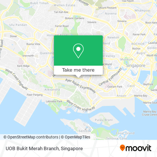 UOB Bukit Merah Branch map