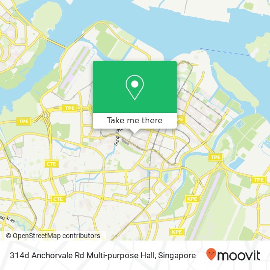 314d Anchorvale Rd Multi-purpose Hall地图