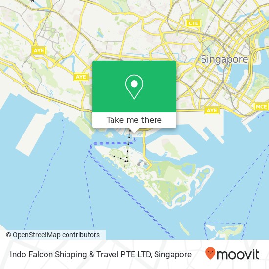 Indo Falcon Shipping & Travel PTE LTD map